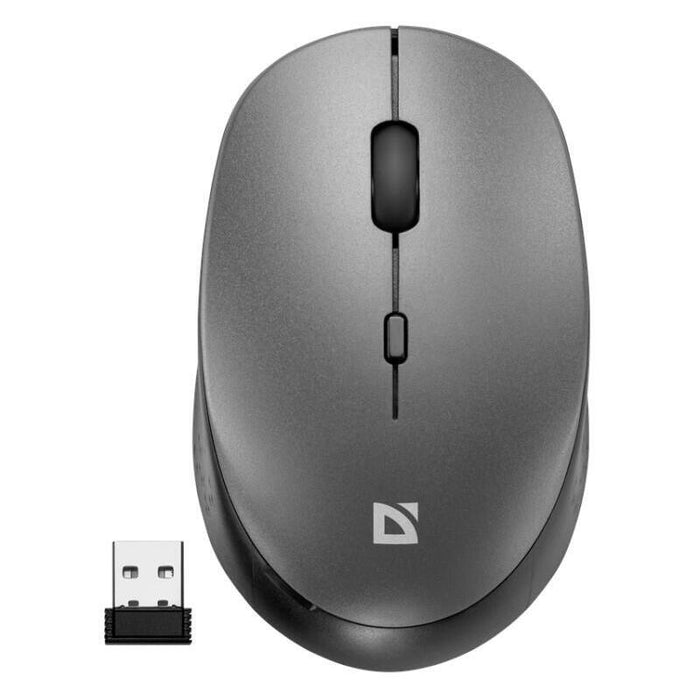 Mysz Bezprzewodowa Silent Click Auris Mb-027 800/1200/1600dpi Szara