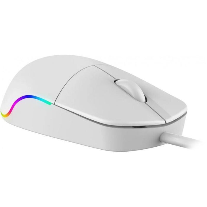 Mysz Przewodowa Azora Mb-241 1200 Dpi Biala Podswietlenie