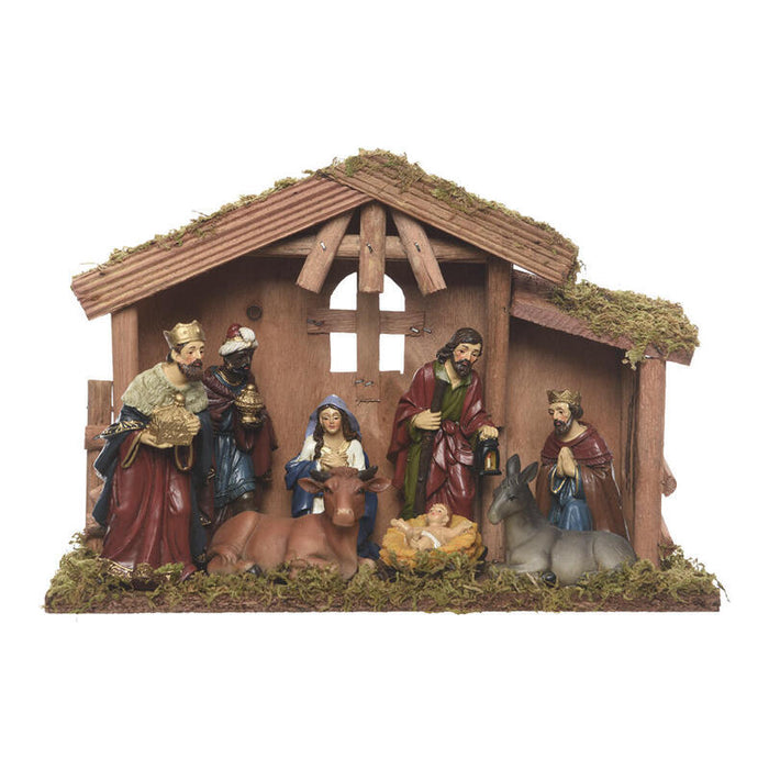 Nacimiento Belen 8 Figuras 12cm 15x8x13cm
