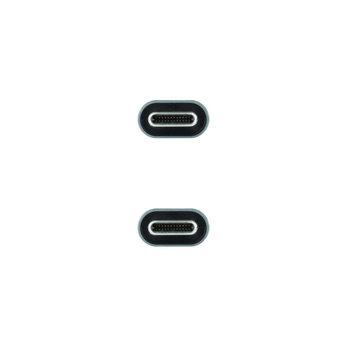 Nanocable Cable Usb 3.2 Gen2x2 100w 4k/60hz Usb-C M/M - Longitud 3m - Negro