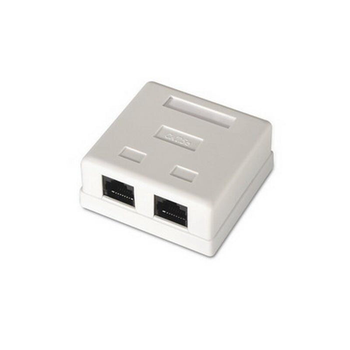 Nanocable Roseta De Superficie Rj45 Cat.5e Utp 2 Tomas