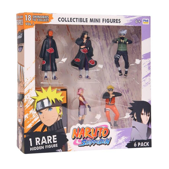 Naruto Shippuden Figures - 6 Pack Deluxe Edition Ver. A