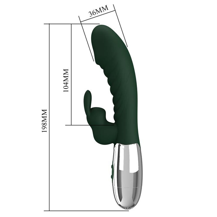 Naughty Bunny Vibrador 30 Funciones Verde