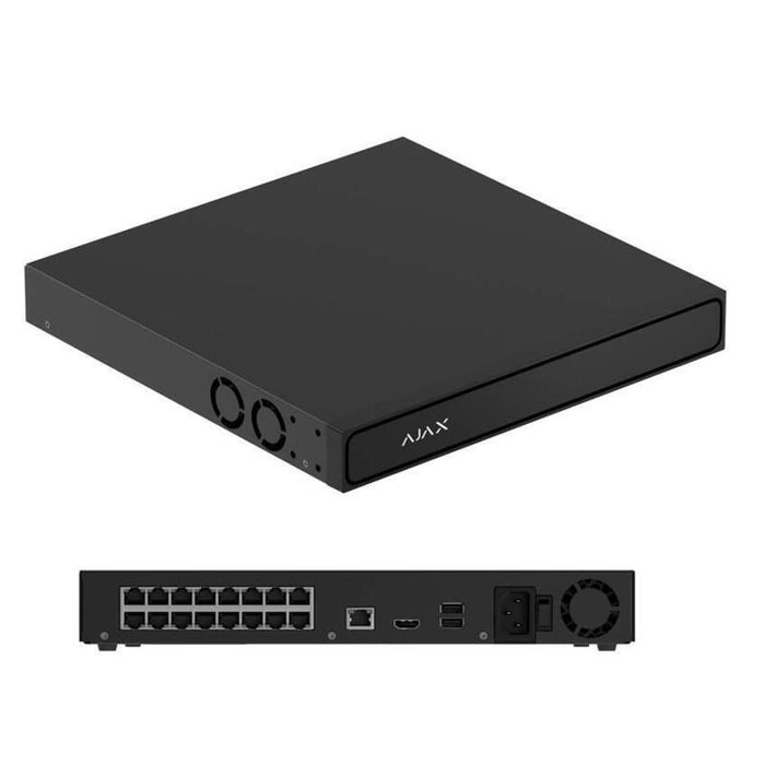 Net Video Recorder 16ch/H2d16pac Black 140916 Ajax