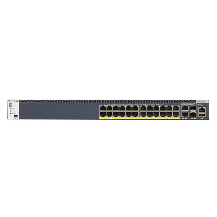 Netgear M4300-28g-Poe+ Gestionado L2/L3/L4 10g Ethernet (100/1000/10000) Negro 1u Energía Sobre Ethernet (Poe)