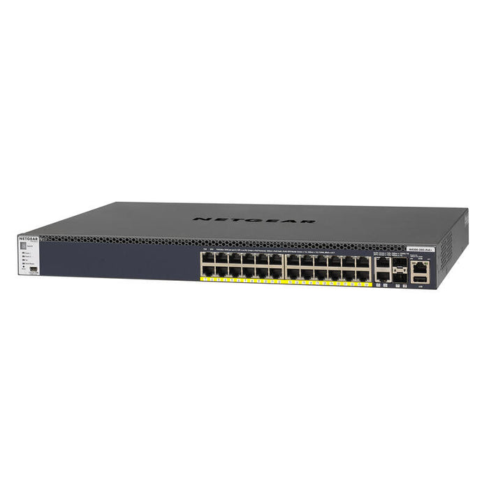 Netgear M4300-28g-Poe+ Gestionado L2/L3/L4 10g Ethernet (100/1000/10000) Negro 1u Energía Sobre Ethernet (Poe)