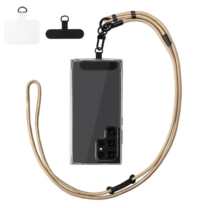 Nevox Correa Para Teléfono Móvil/Cadena Para Teléfono Móvil Universal, Correa Dorada 4250686413601.0