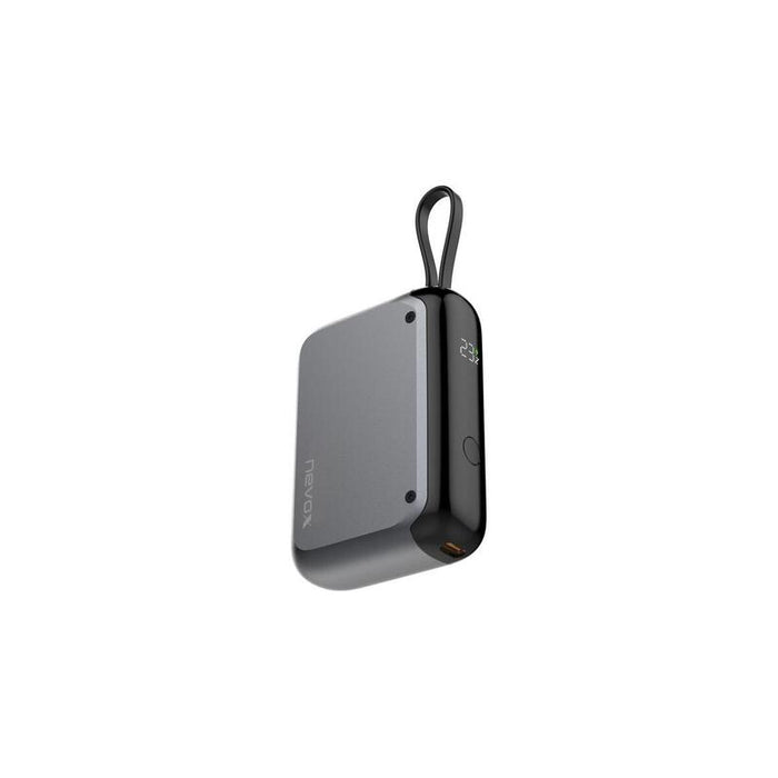 Nevox Powerbank 10000mah, Cable Usb-C Integrado Gris, 10.000 Mah, Entrega De Energía 30 Vatios 4250686413458.0