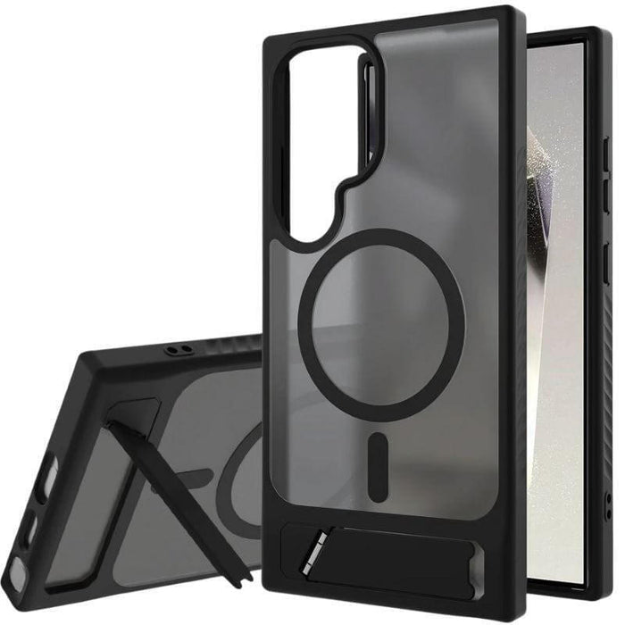 Nillkin Funda Magnética Con Soporte  Para Samsung Galaxy S24 Ultra Negro