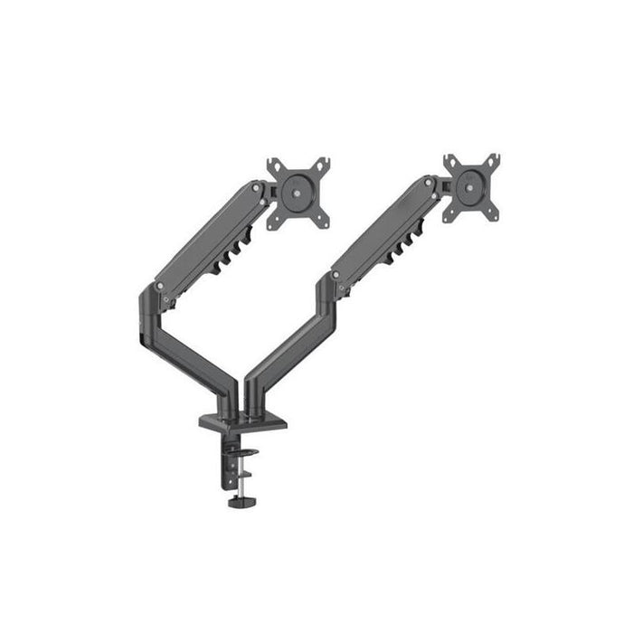 Nilox Soporte De Mesa Giratorio E Inclinable 2 Brazos Articulado Hasta 32" Negro