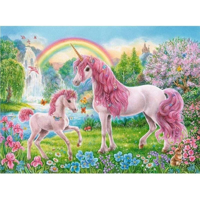 Norimpex Diamond Mosaic  - Unicorns In The Garde