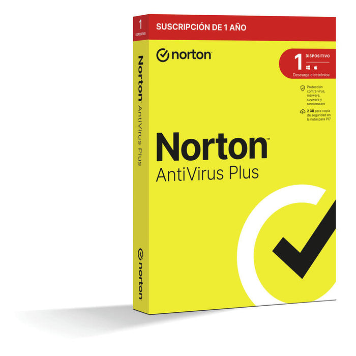 Norton Antivirus Plus 2gb Es 1 User 1 Device 12mo Box