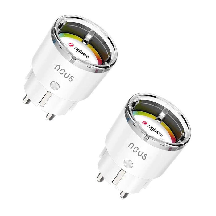 Nous A1z Smarter Stecker Zigbee 2er 3450w 15a Messung Zigbee 2er Pack