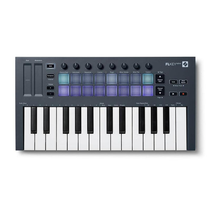Novation Flkey Mini - Teclado Midi Dedicado Al Software Fl Studio, 25 Teclas.
