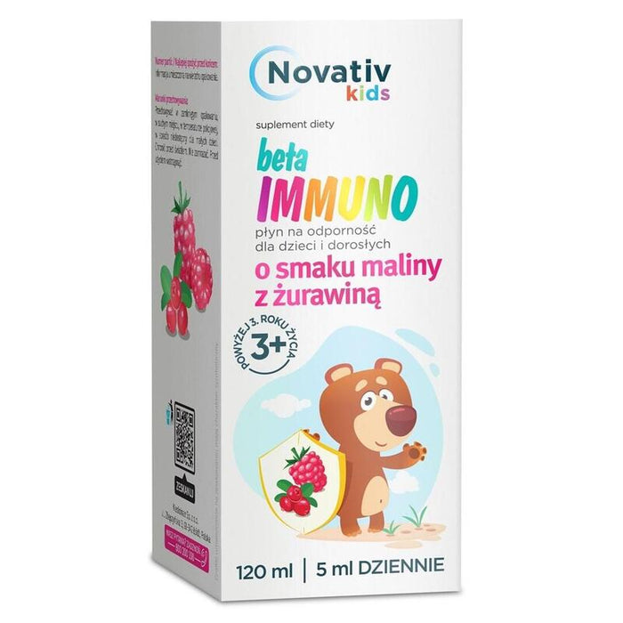 Novativ Kids Beta Inmuno Líquido Para La Inmunidad 120ml