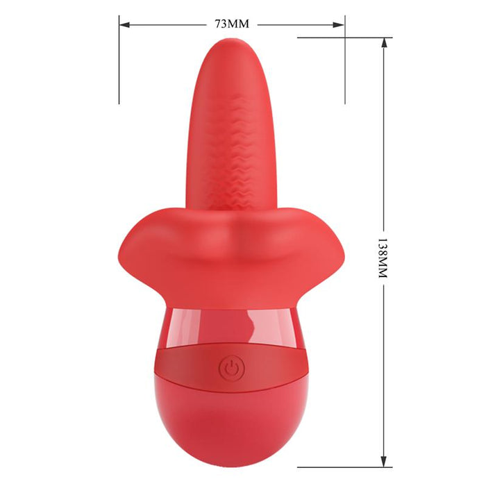 Obelia Estimulador Con Vibración Y Movimiento Lengua