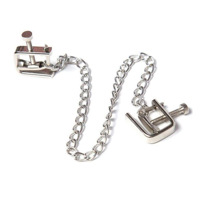 Ohmama Fetish - Pinzas Metalicas Tornillo Con Cadena