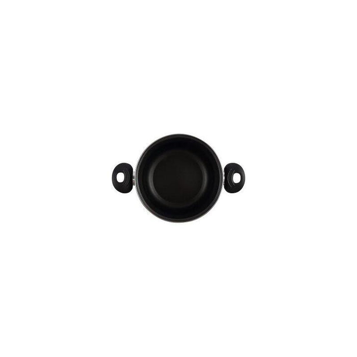 Olla Con Tapa Cristal Magefesa K2 Rojo 20 Acero Antiadherente Acero Inoxidable Todo Tipo