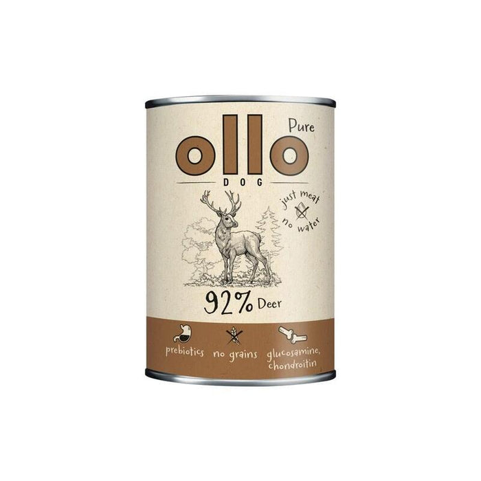 Ollo Pure Ciervo  Comida Húmeda Para Perros  850 G