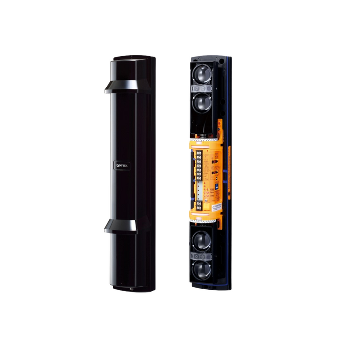 Optex Sl-200qdp Barrera Infrarrojos Activa De Cuatro Haces Con Alcance 60m. Doble Modulacion. 4 Canales.