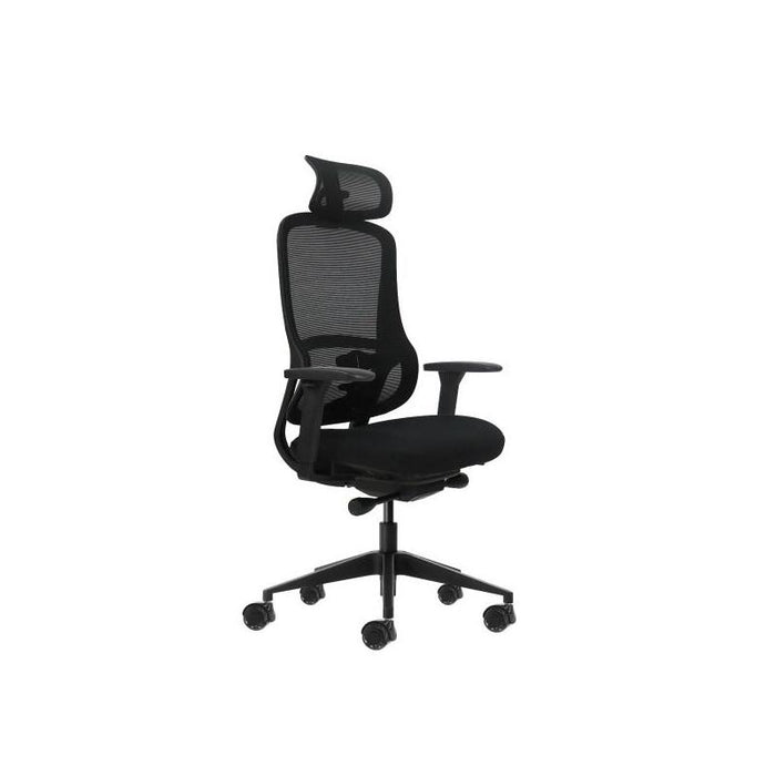 Oqonos Cherg 018 Silla De Oficina Ergonomica Con Reposacabezas Cervical Ajustable, Mecanismo Autobalanceado,