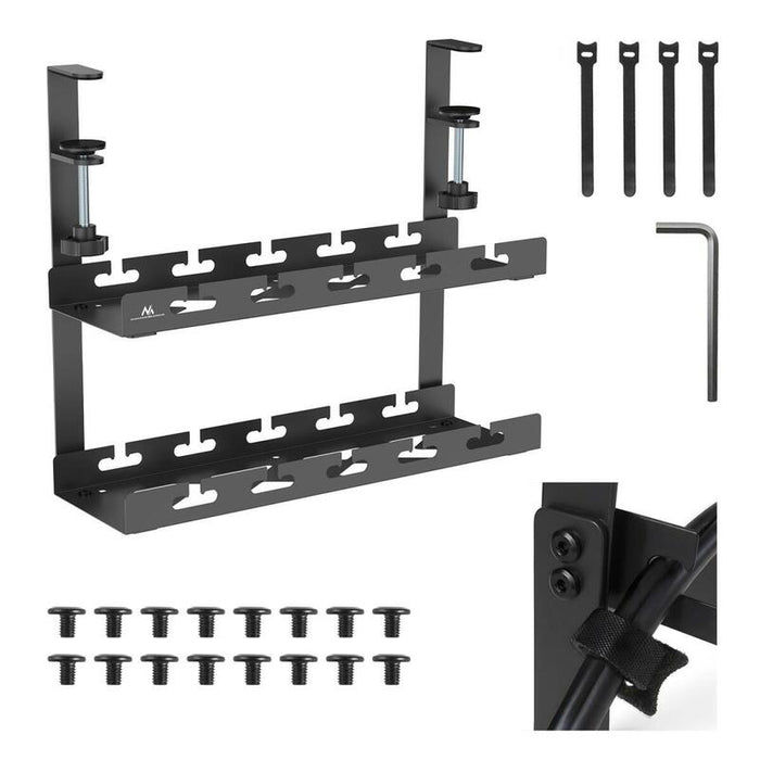 Organizer Bajo Escritorio Para Cables Mc-104 B