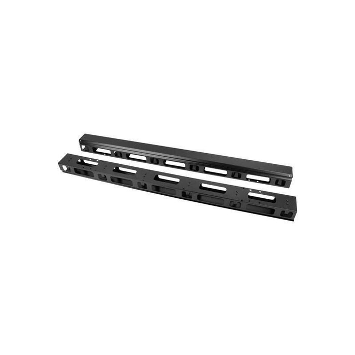 Organizer Cables Vertical Para Szaf De Piech 2 Unidades Negro