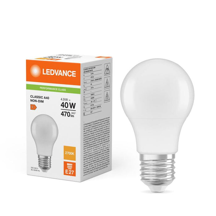 Osram Cla40 4.9w 827 Fr E27 P Led Lámpara 470 Lm 2700k E27