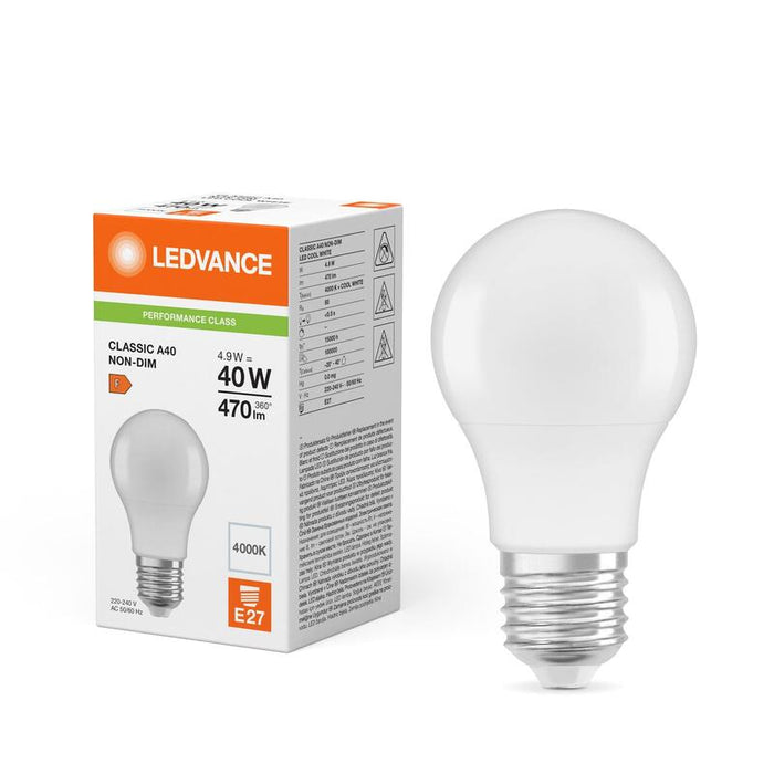 Osram Cla40 4.9w 840 Fr E27 P Led Lámpara 470 Lm 4000k E27