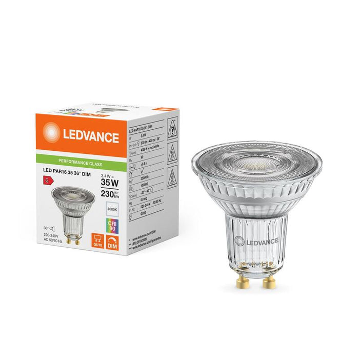 Osram Par163536 Dim 3.4w 940 Gu10 P Led Reflektorlampe 230 Lm 4000k Gu10 Dimm