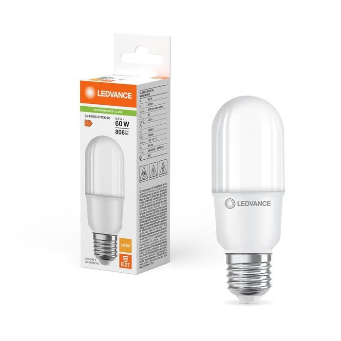 Osram Stick60 8w 827 Fr E27 P Led Lámpara Regla 806 Lm 2700k E27
