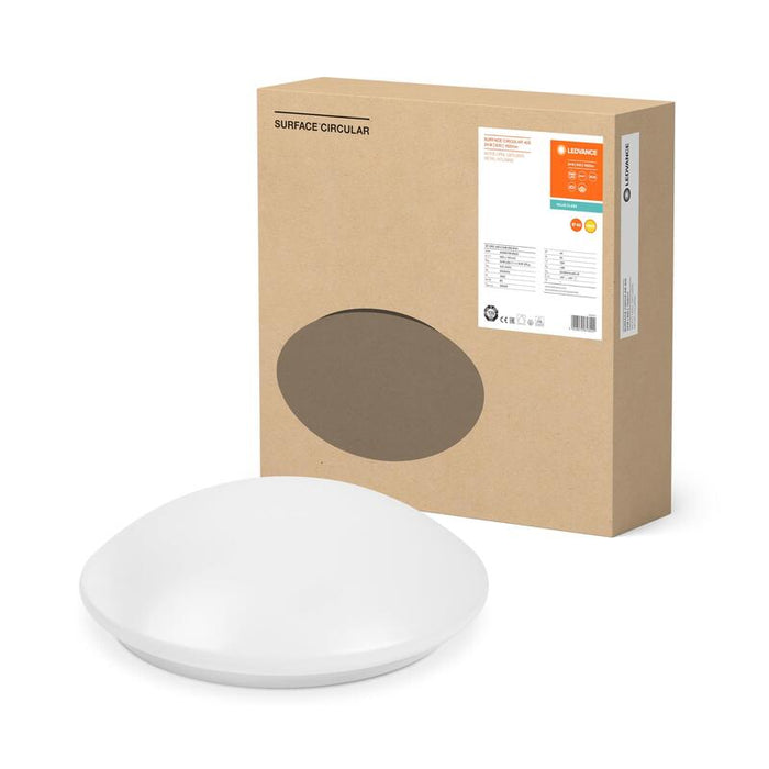 Osram Surface Circular 400 24w 830 Ip44 Led Pared Lámpara De Techo 3000k 1920lm