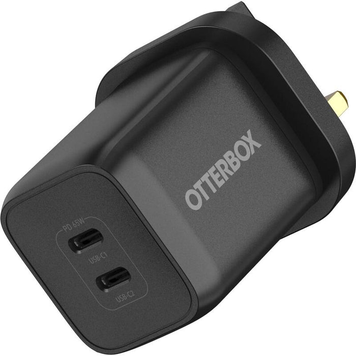 Otterbox Adaptador De Corriente 65 Vatios 3 A Pd/Pps 2 Conectores De Salida (Usb-C) Negro