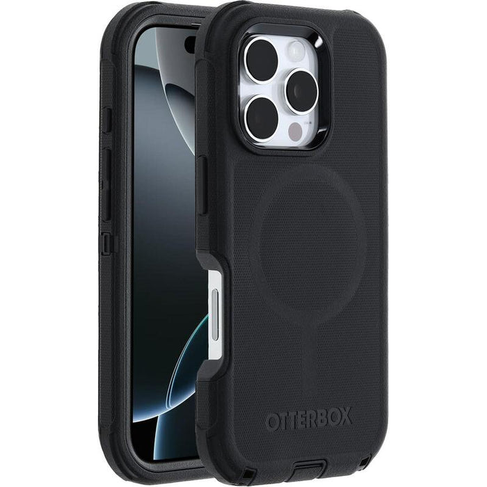 Otterbox Defender Series Carcasa Trasera Para Teléfono Móvil Compatibilidad Con Magsafe Silicona Negro Para Apple Iphone 16 Pro