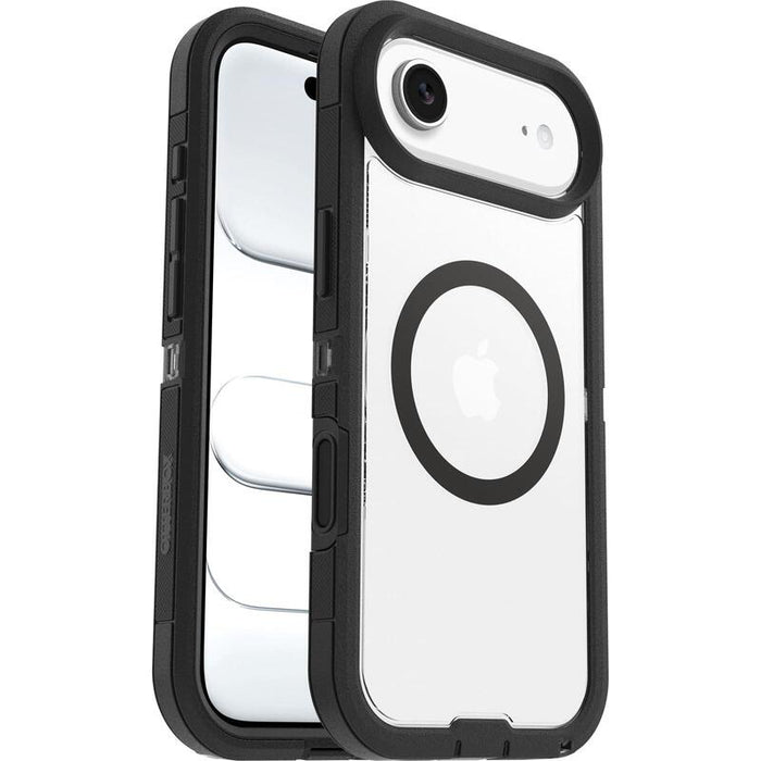 Otterbox Defender Series Pro Xt Carcasa Trasera Para Teléfono Móvil Resistente Compatibilidad Con Magsafe Capa De Policarbonato Elastómero Termoplástico (Tpe) Lado Oscuro (Transparente/Negro) Para Apple Iphone Air