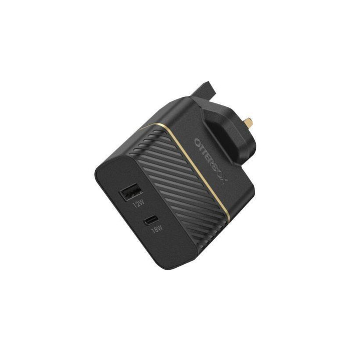 Otterbox Uk Wall Charger 30w - Usb C 18w + Usb A 12w Usb-Pd Blk