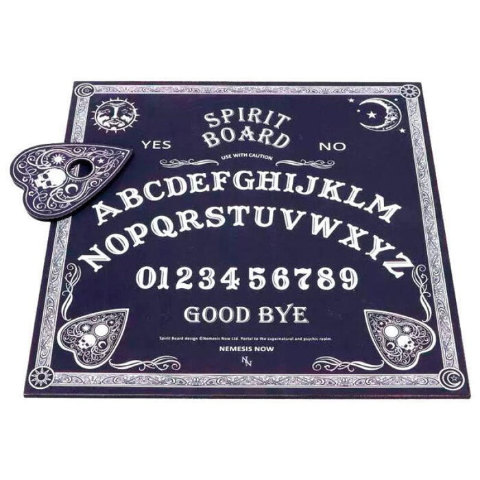 Ouija Tablero Blanco Y Negro 38.5cm