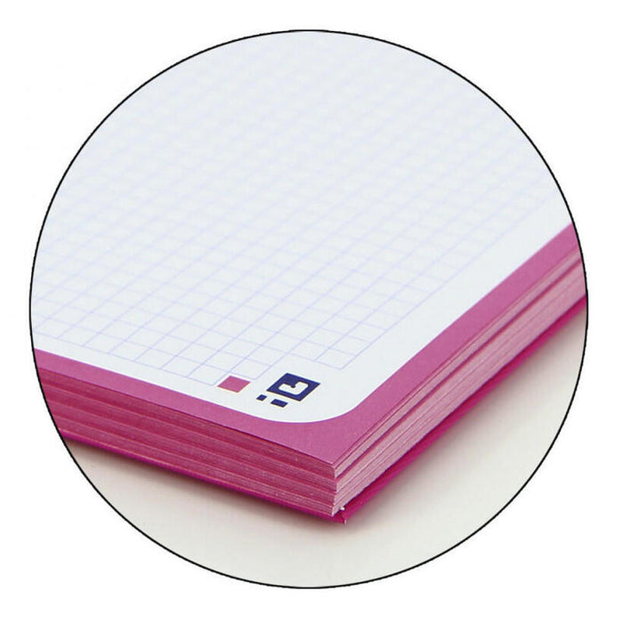 Oxford Cuaderno Europeanbook 1 Microperforado 80 Hojas 5x5 Tapas Extraduras Classic A4+ Fucsia -5u-