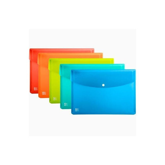 Oxford Sobres Con Broche Urban Pp A5 Colores Surtidos -5u-