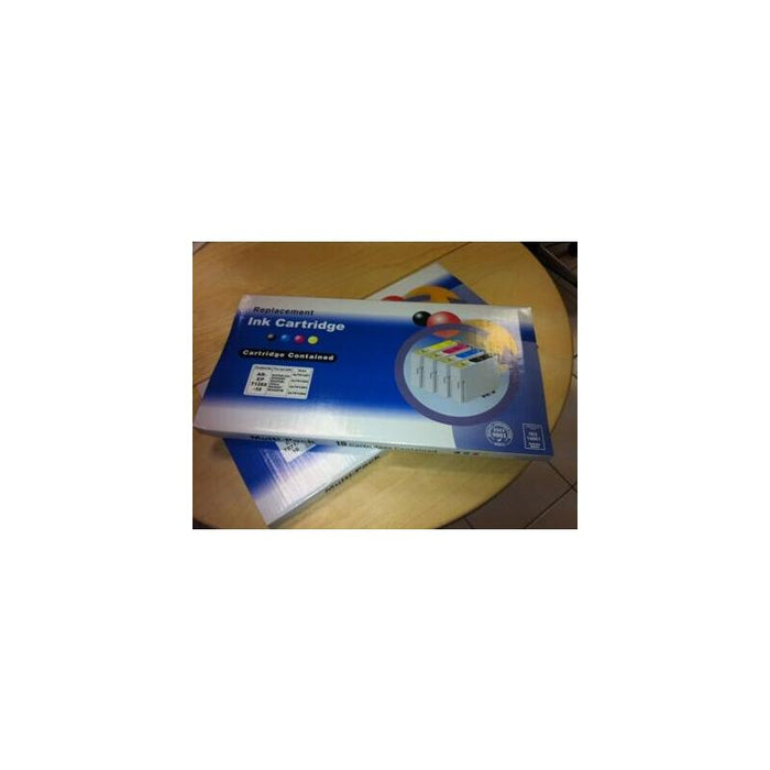 Pack 10 Cartucho Compatible T01811 - 1812 - 1813 - 1814 (4x Negro+6 Color)