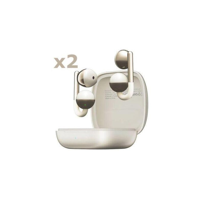 Pack 2 Auriculares Inalámbricos Kieslect Ora Earring Pods Yft2171eu - Bt · Microfono · Estuche De Carga · App Traductor Ia · Dorado