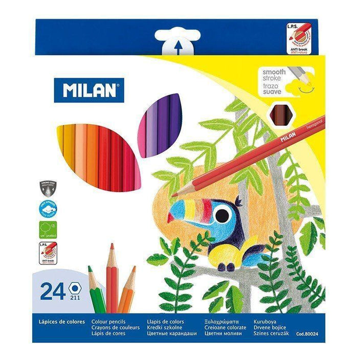 Pack 24 Lapices De Colores Milan