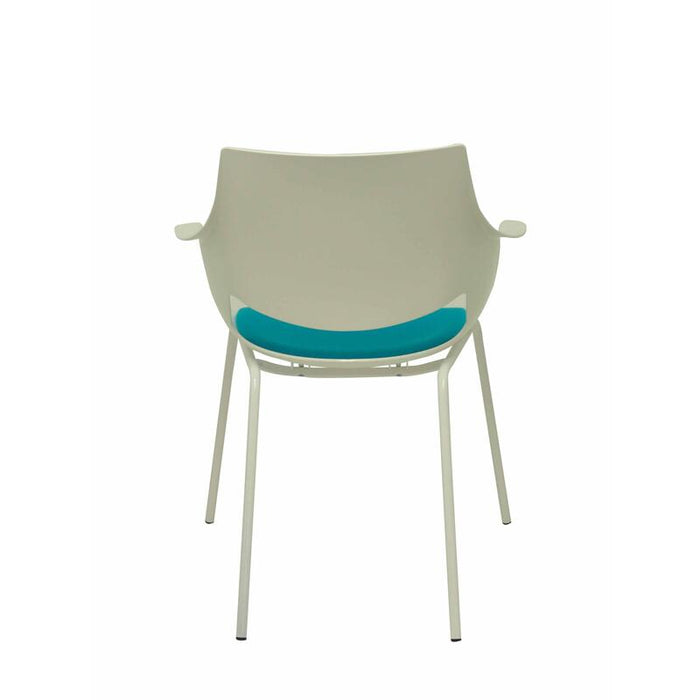 Pack 3 Sillas Saceruela Carcasa Blanca Asiento Az