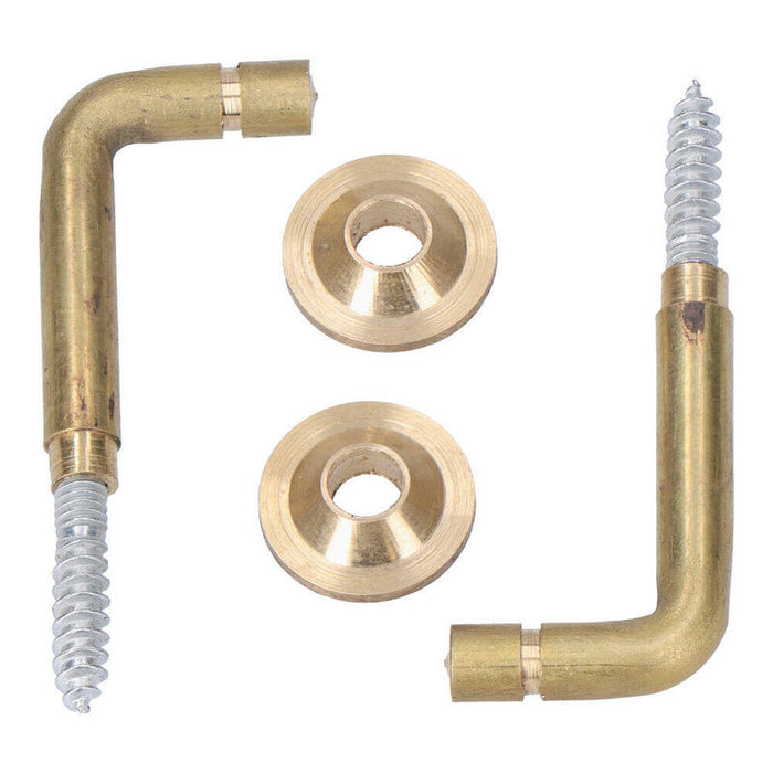 Pack De 10 Unidades - Alzapaños Torneados Latón 30 Mm. Recogedor De Cortina, 2 Uds