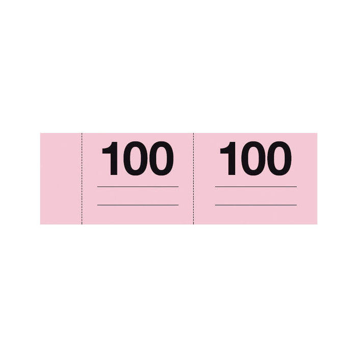 Pack De 10 Unidades Apli Talonario Guardarropa 1-100 - Numeracion Del 1 Al 100 - Papel Autocopiativo - Tamaño A-990 - Blanco