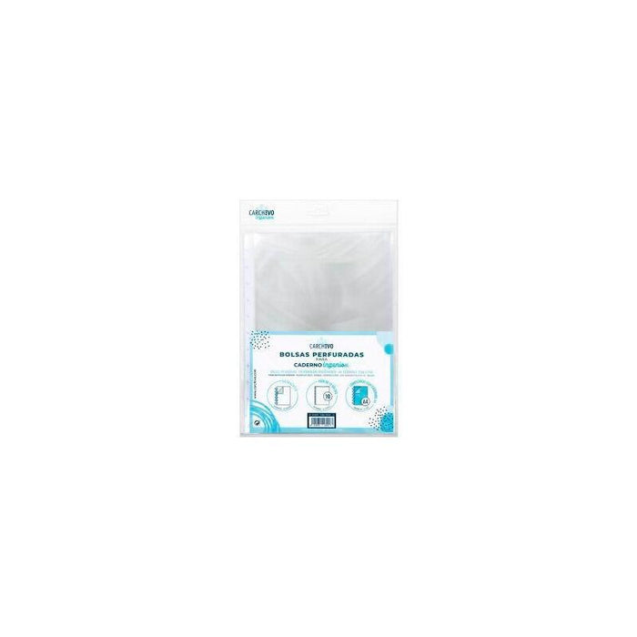 Pack De 10 Unidades Carchivo Fundas Ingeniox A4 Extraíbles Pp Cristal Reforzado - 5u-