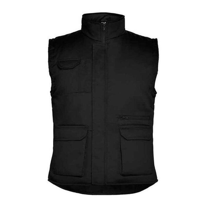 Pack De 10 Unidades - Chaleco Laboral Almanzor Negro T-L