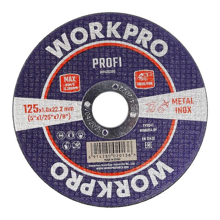 Pack De 10 Unidades - Disco De Corte Metal E Inox T41, Profi, Ø125 X 2,5 X 22,2 Mm