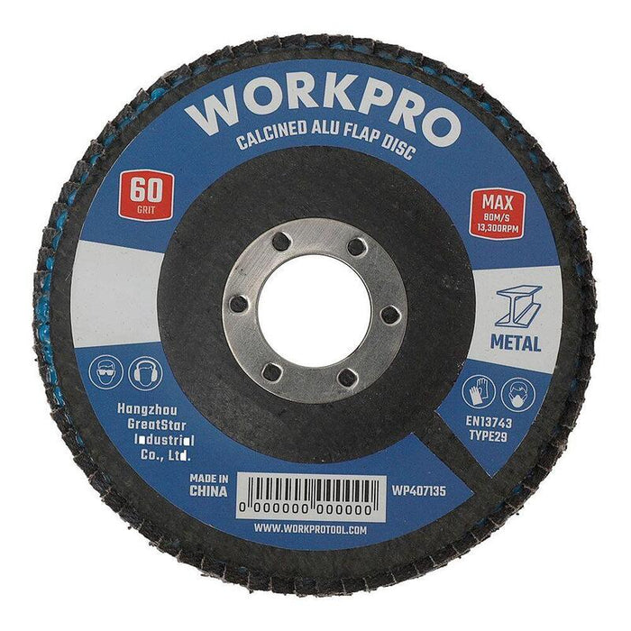 Pack De 10 Unidades - Disco Láminas Plano Óxido De Aluminio T27, Ø115 X 22,2 Mm, Grano 60
