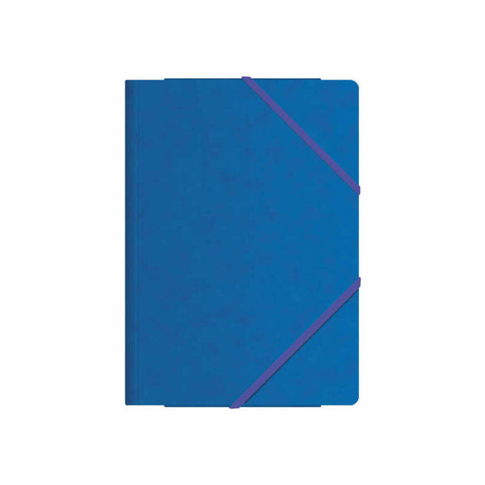 Pack De 10 Unidades Dohe Carpetas De Gomas Con Tres Solapas - Tamaño Folio - Fabricadas En Cartulina De Primera Calidad
